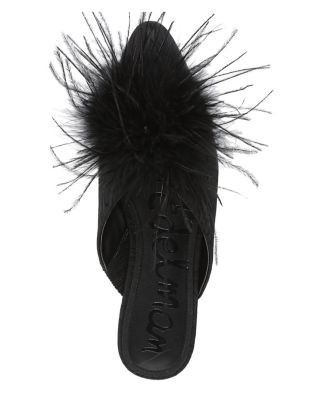 Sam Edelman Women's Khai Feather Mules