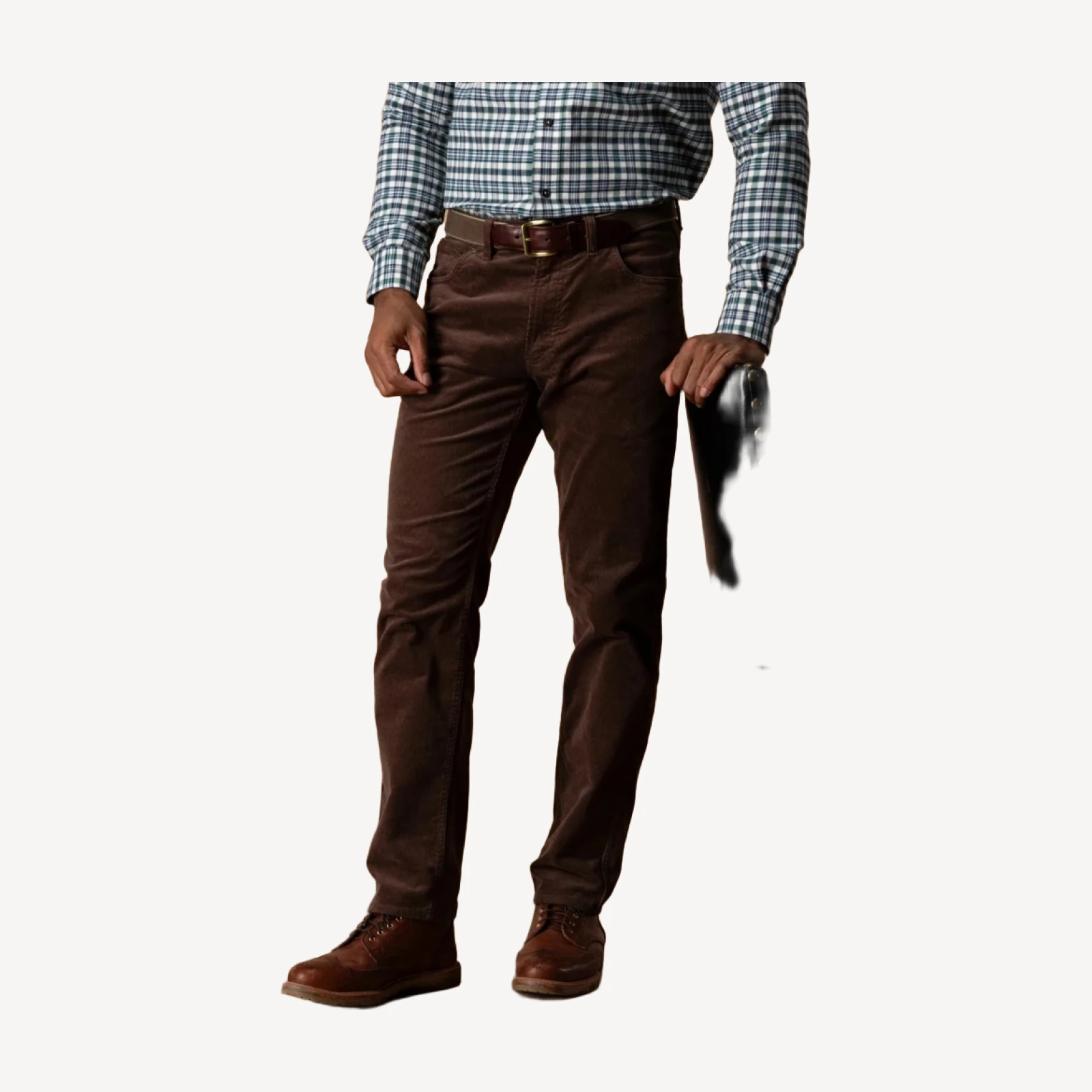 Holston Corduroy Five-Pocket - Espresso Brown