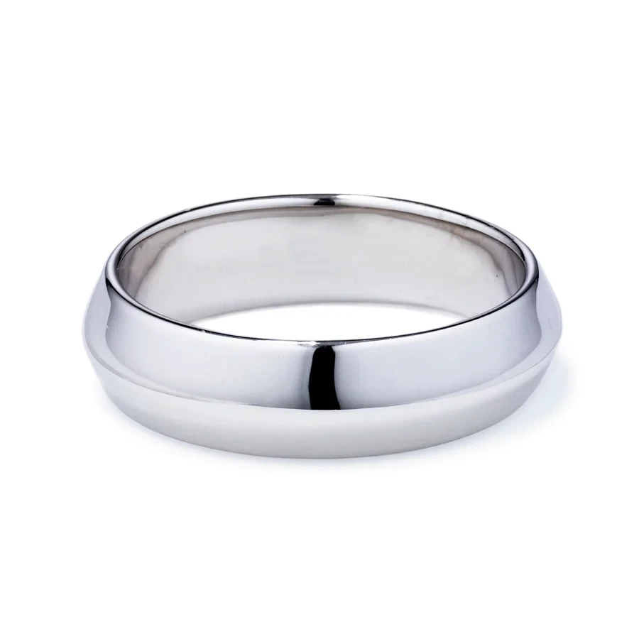Knife Edge Band - 14k Gold