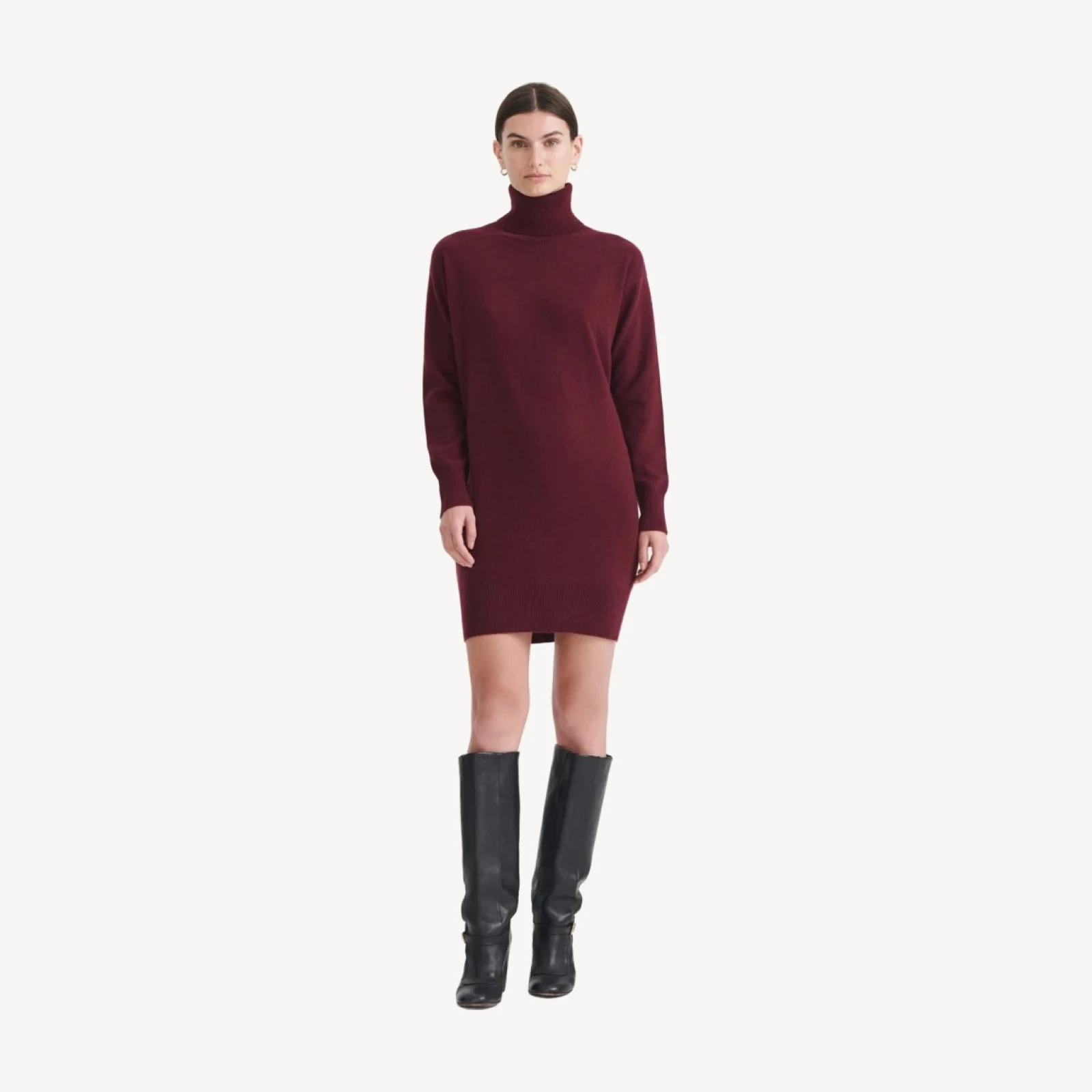 Signature Cashmere Turtleneck Dress