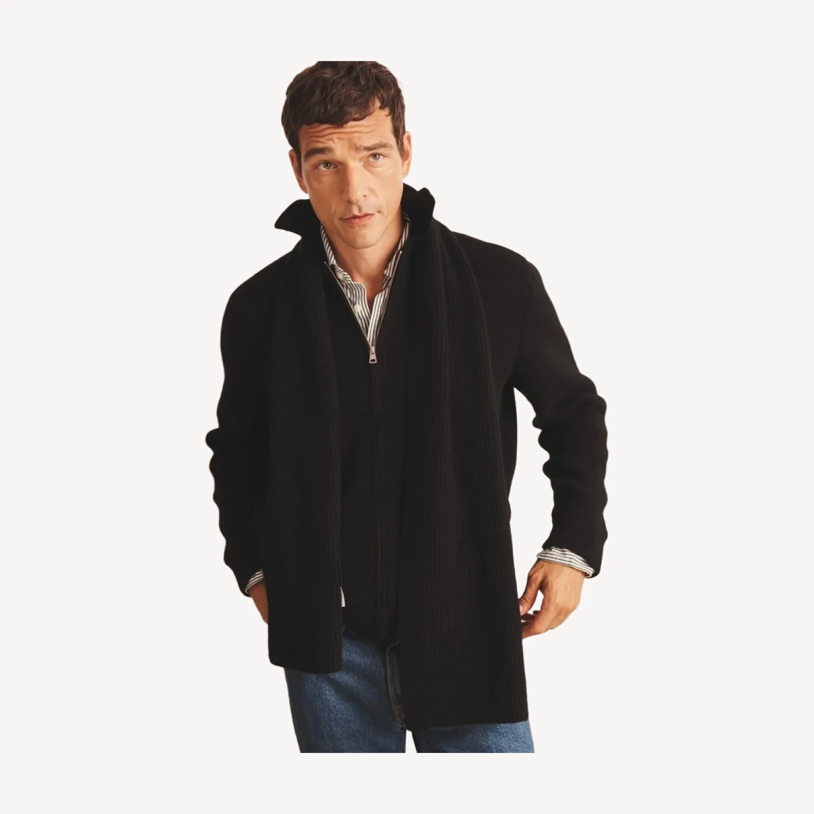 Signature Cashmere Ribbed Scarf