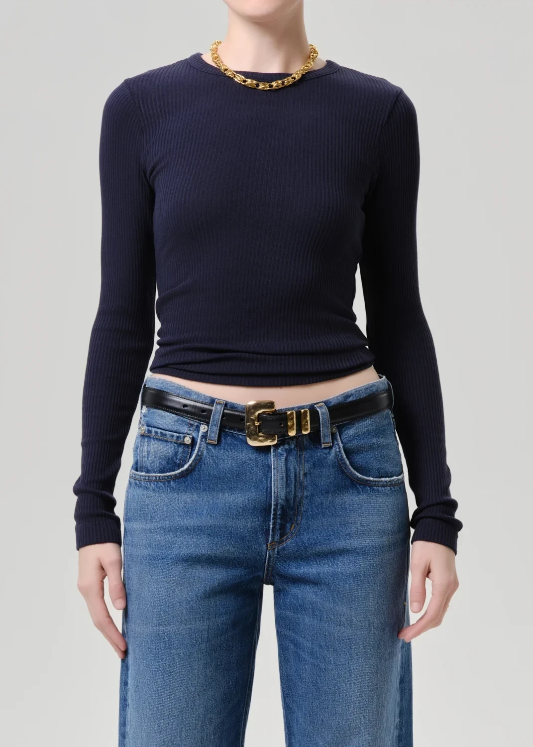 Bina Crewneck in Navy