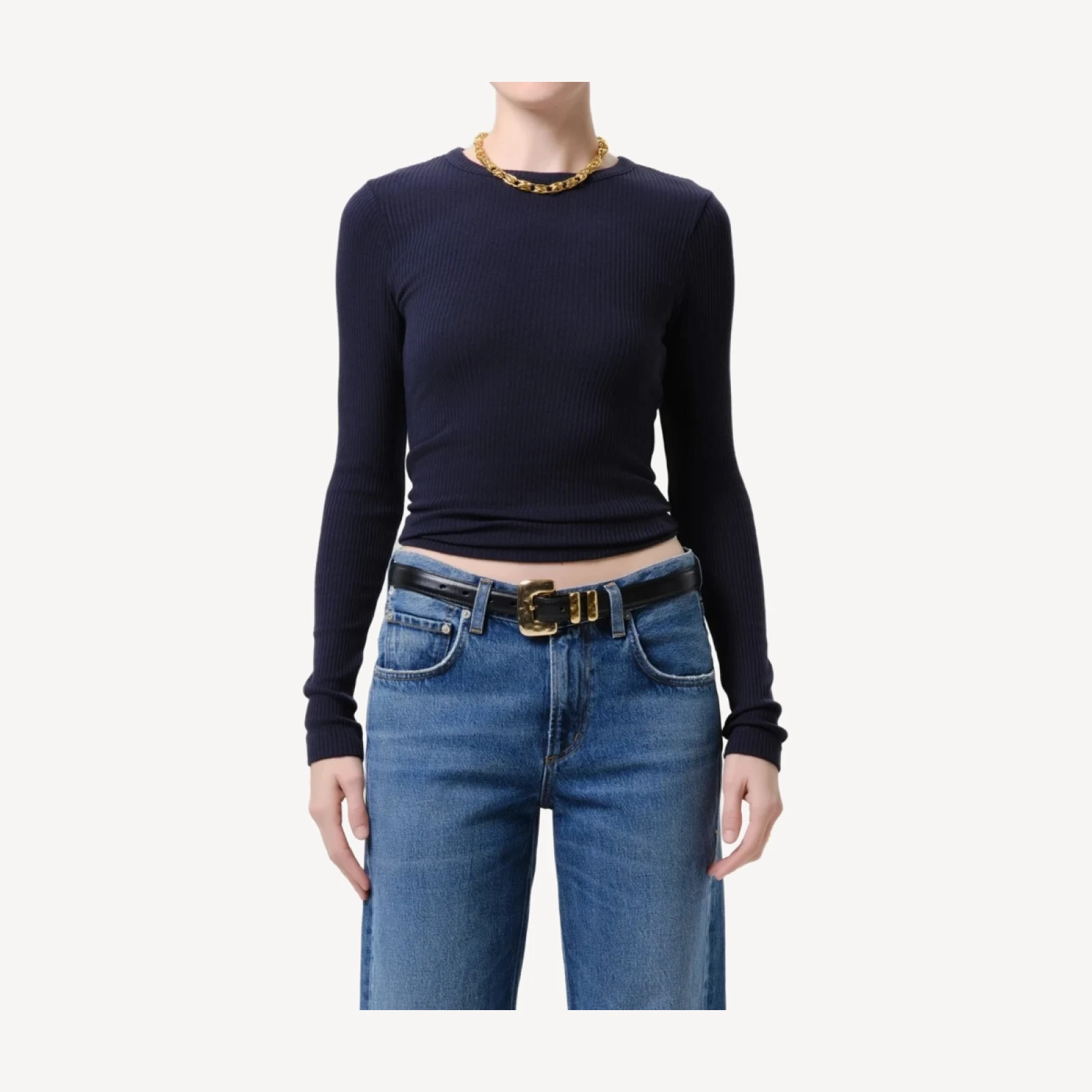 Bina Crewneck in Navy