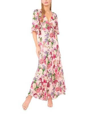 Ted Baker Briar V Neck Flutter Sleeve Dress
