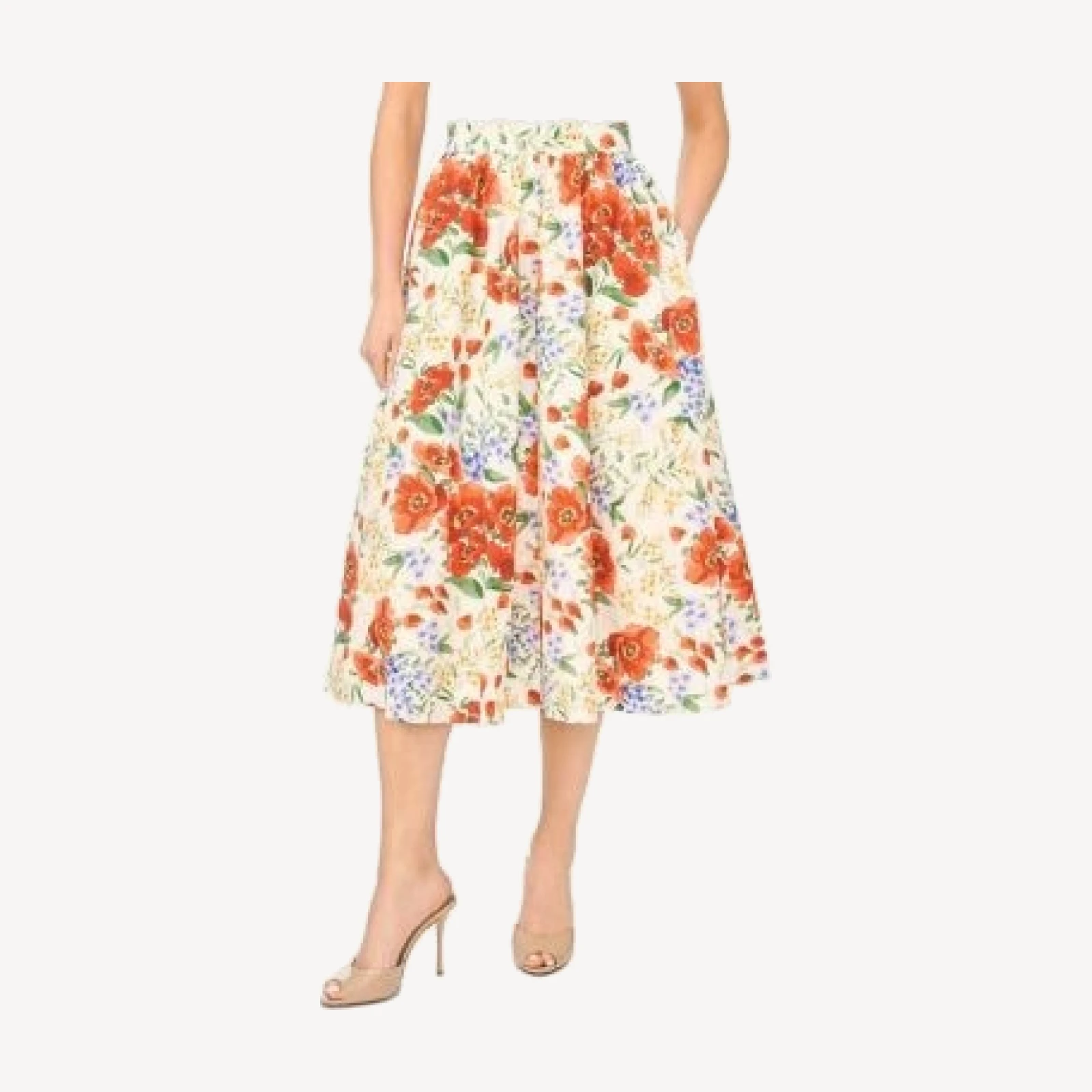 Ted Baker Mari Gathered Midi Skirt