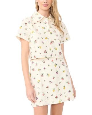 Whistles Liz Button Front Top