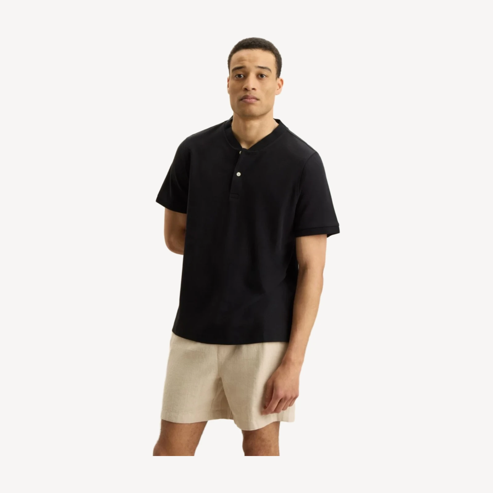 PIQUE HENLEY