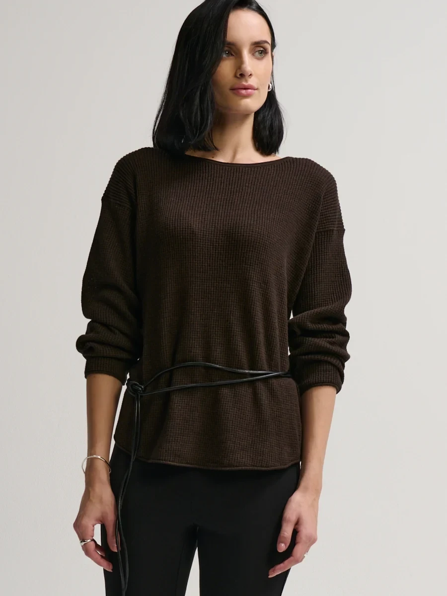 SHIRTTAIL EASY BOATNECK