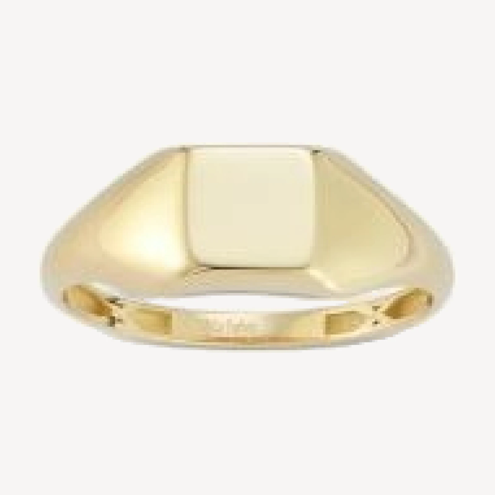 Bloomingdale's Fine Collection Square Signet Ring in 14K Yellow Gold