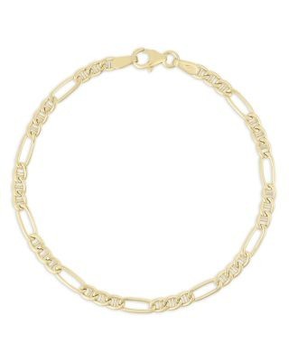 Bloomingdale's Fine Collection Figaro Chain Link Bracelet in 14K Yellow Gold