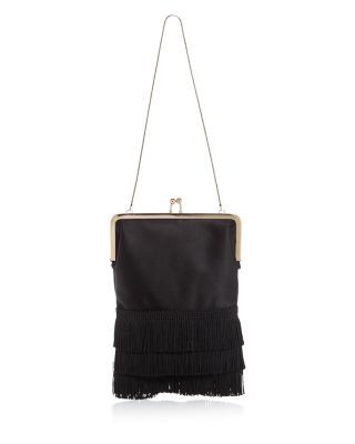 Reformation Skye Mini Satin Top Handle Bag
