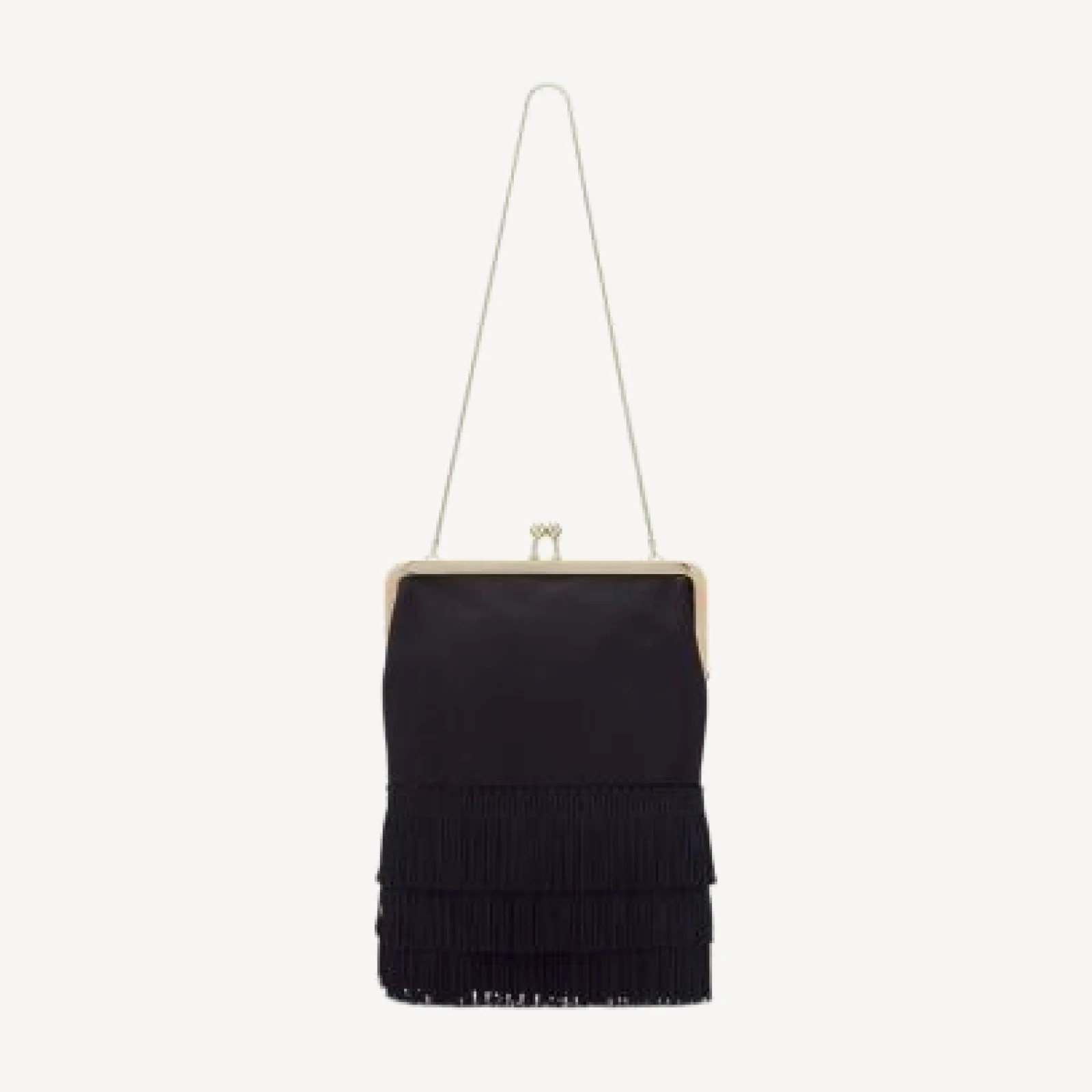 Reformation Skye Mini Satin Top Handle Bag