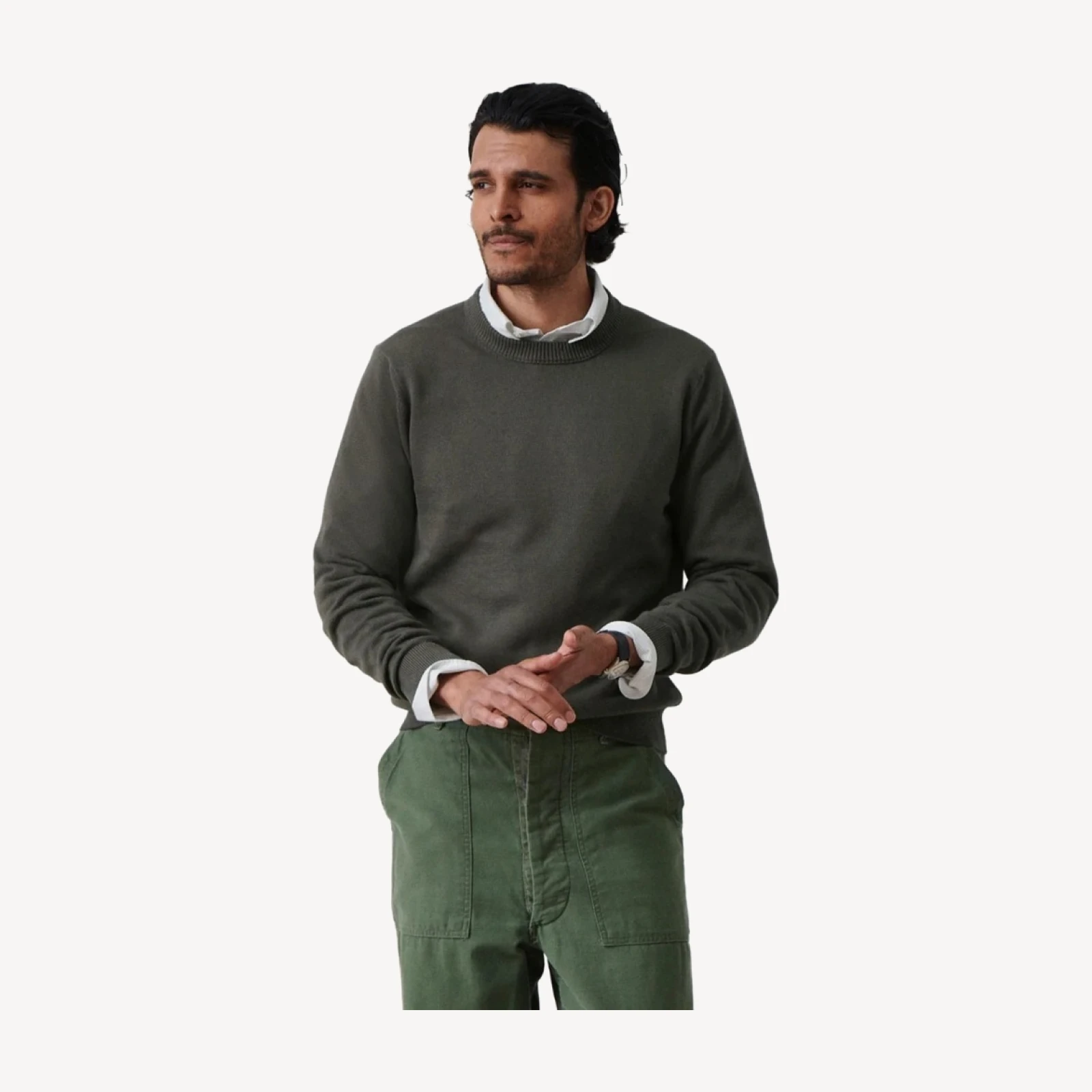 Dyed Cotton Traveler Sweater