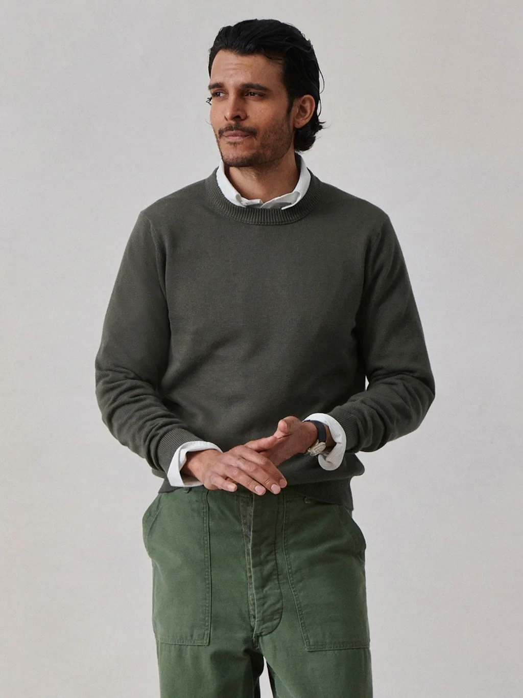 Dyed Cotton Traveler Sweater