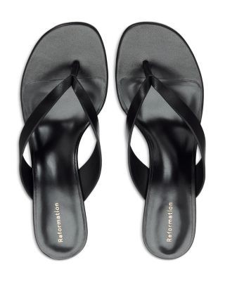 Reformation Women's Jessie Thong Wedge Sandals