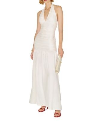 Reformation Hugo Ruched Knit Dress