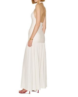 Reformation Hugo Ruched Knit Dress