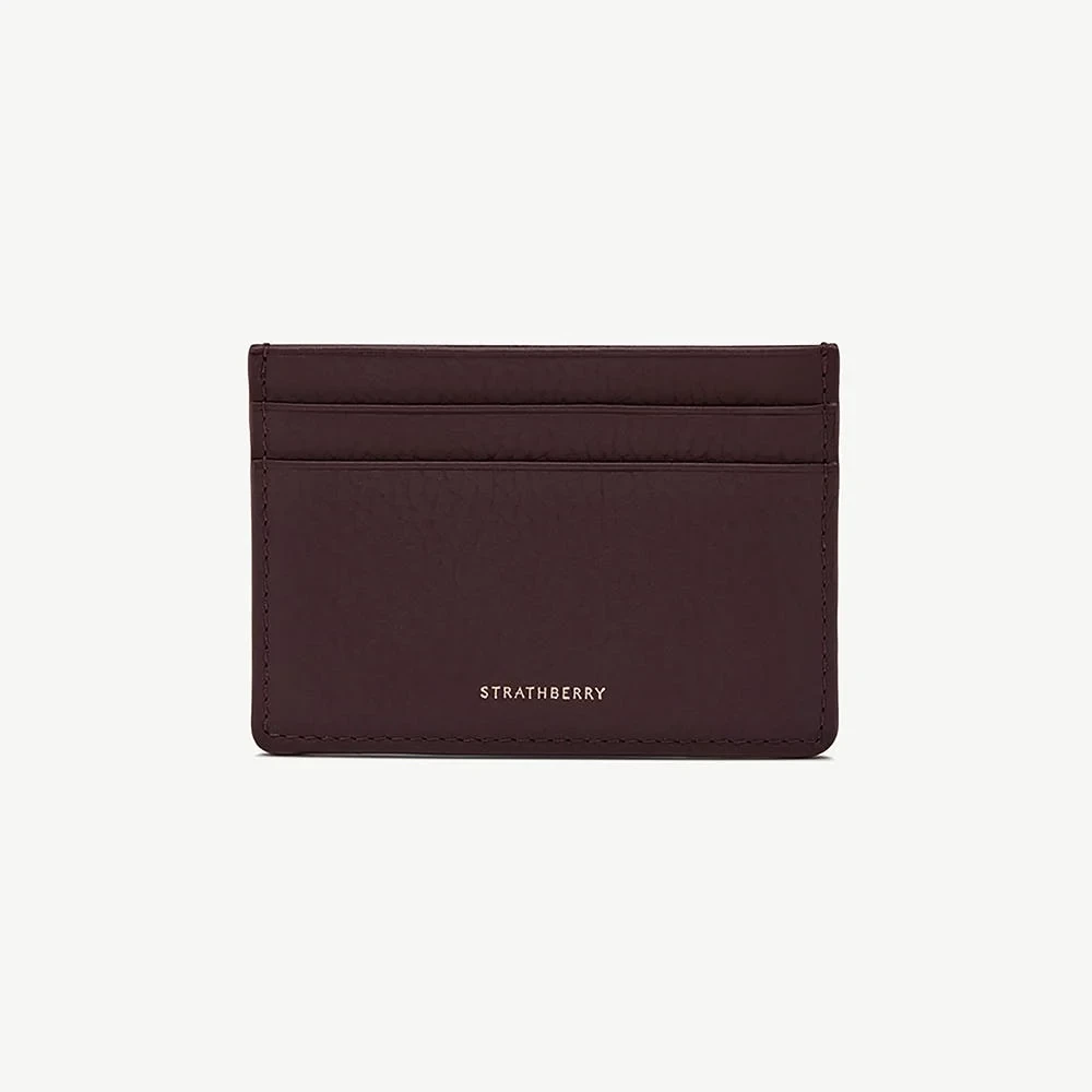 3 Slot Cardholder - Burgundy
