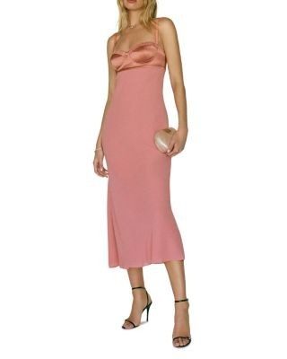 Reformation Breanne Sweetheart Neck Dress