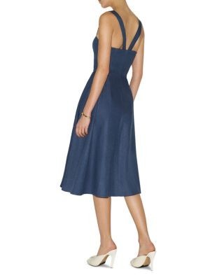 Reformation Roma Sleeveless Linen Dress