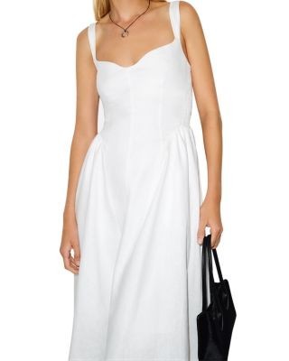 Reformation Birdie Linen Dress