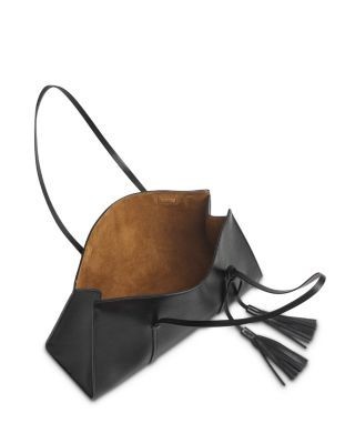 Reformation Elena Medium Leather Tote Bag