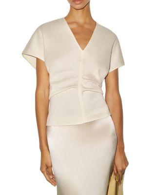 Reformation Ginie V Neck Top