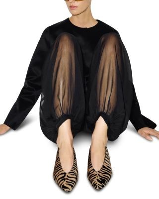 Reformation Women's Calista Calf Hair Flats