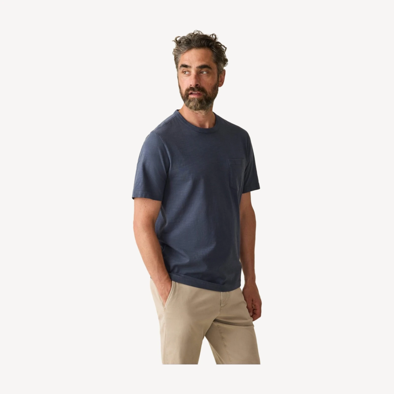 Sunwashed Pocket Tee - Dune Navy
