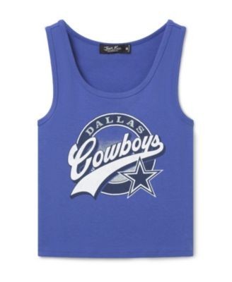 Junk Food Clothing Women's Dallas Cowboys Cropped Tank