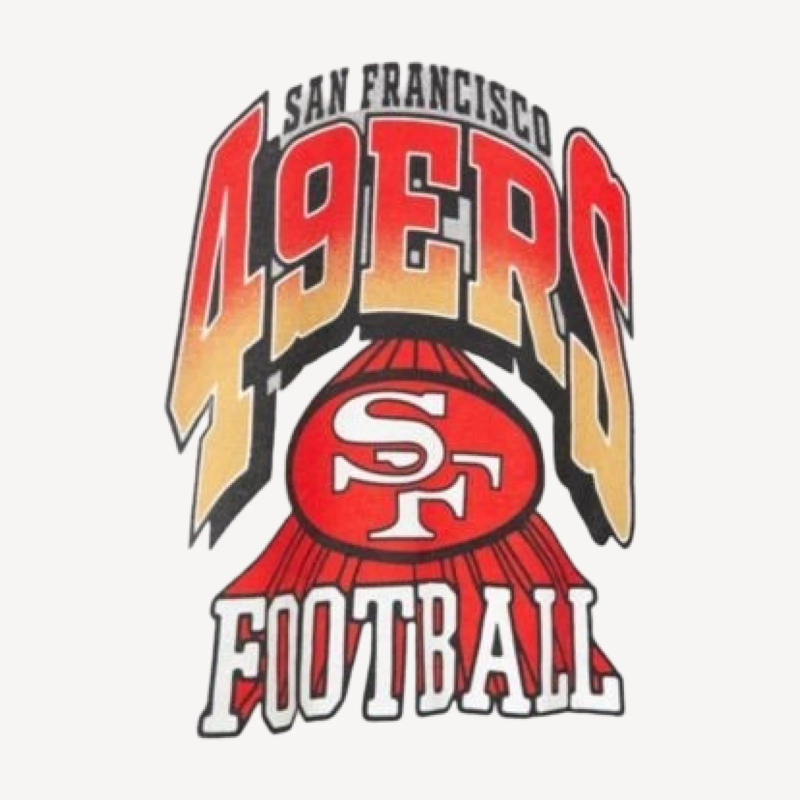 Junk Food Clothing Unisex San Francisco 49ers All Pro Crew Fleece