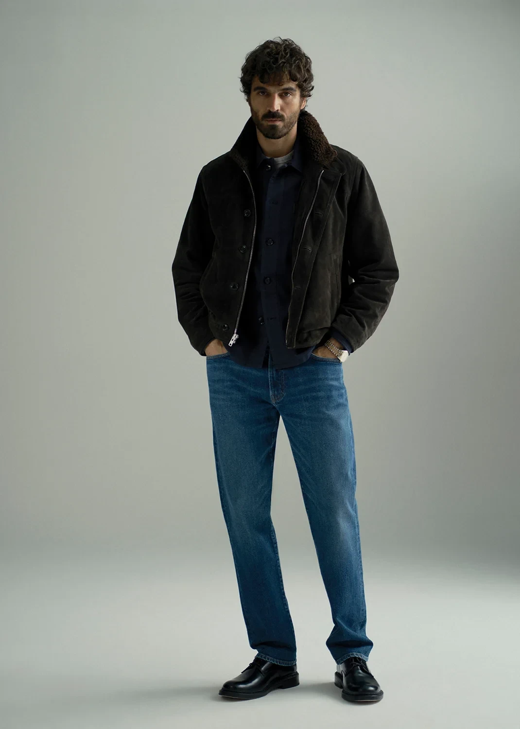 Elijah Straight Premium Vintage in Falling Water
