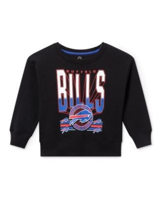 Junk Food Clothing Unisex Nfl Buffalo Bills Drop Shoulder Crew Fleece - Little Kid, Big Kid