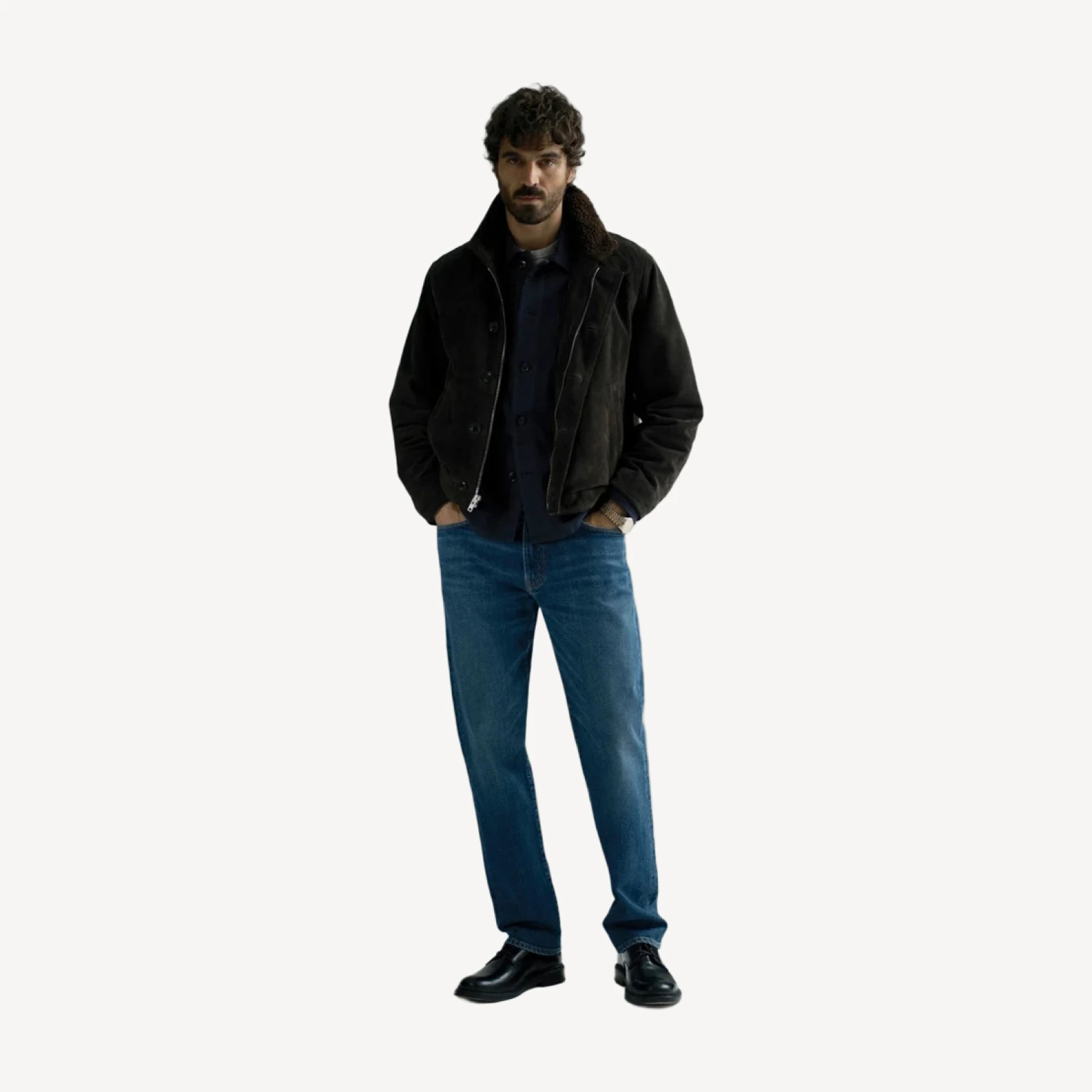 Elijah Straight Premium Vintage in Falling Water