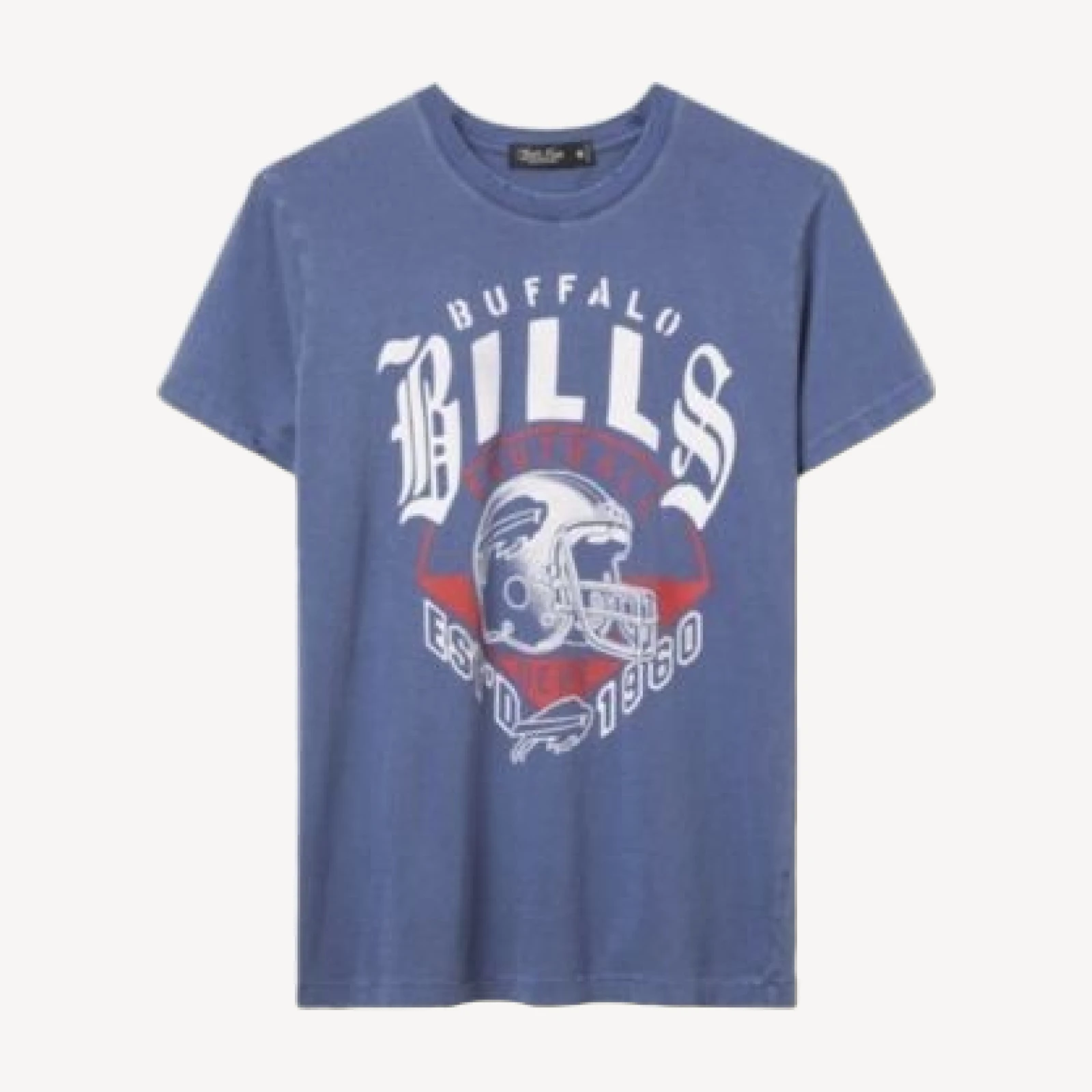 Junk Food Clothing Women's Buffalo Bills Gridiron Vintage Tee