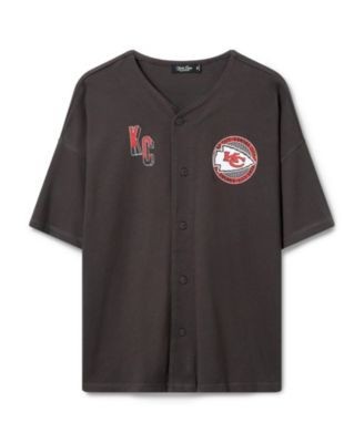 Junk Food Clothing Unisex Nfl Kansas City Chiefs Baseball Jersey