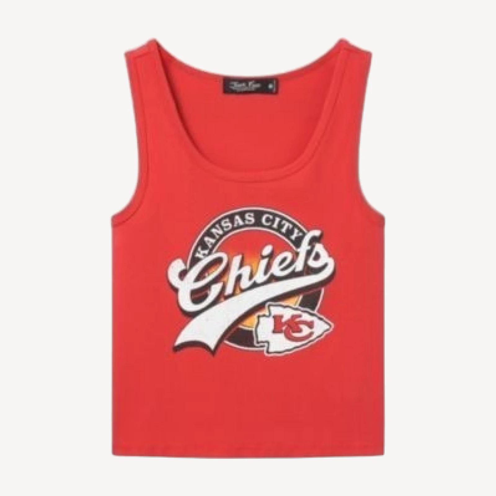 Junk Food Clothing Women's Kansas City Chiefs Cropped Tank
