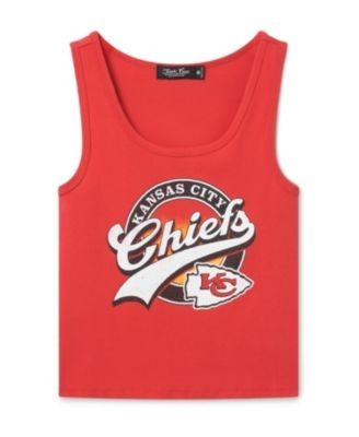 Junk Food Clothing Women's Kansas City Chiefs Cropped Tank