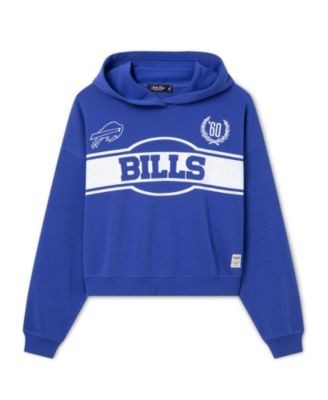 Junk Food Clothing Women's Buffalo Bills Oversized Crop Hoodie
