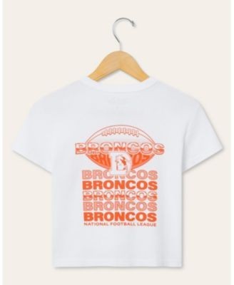 Junk Food Clothing Women's Denver Broncos Repeat Baby Tee