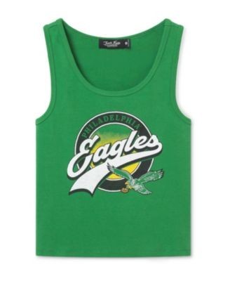 Junk Food Clothing Women's Philadelphia Eagles Cropped Tank