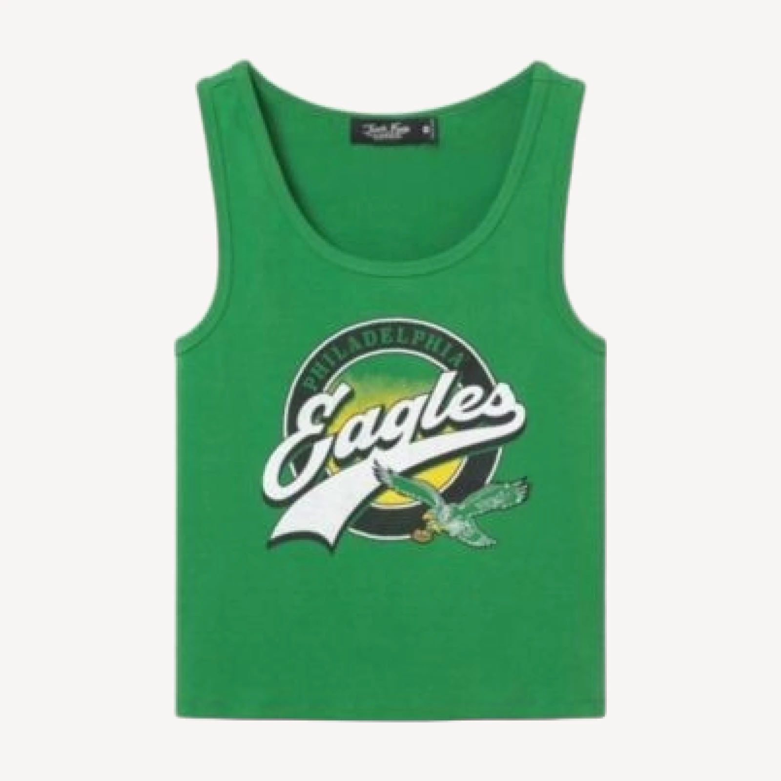 Junk Food Clothing Women's Philadelphia Eagles Cropped Tank