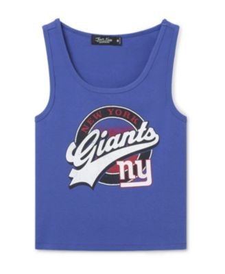 Junk Food Clothing Women's New York Giants Cropped Tank