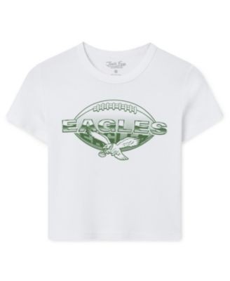 Junk Food Clothing Women's Philadelphia Eagles Repeat Baby Tee
