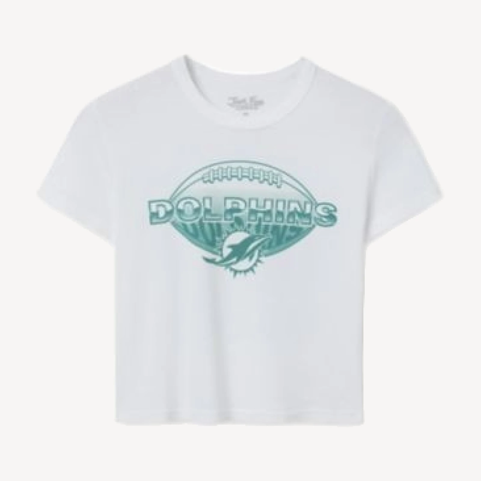 Junk Food Clothing Women's Miami Dolphins Repeat Baby Tee