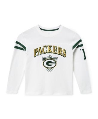 Junk Food Clothing Unisex Nfl Green Bay Packers Striped Long Sleeve Tee - Little Kid, Big Kid