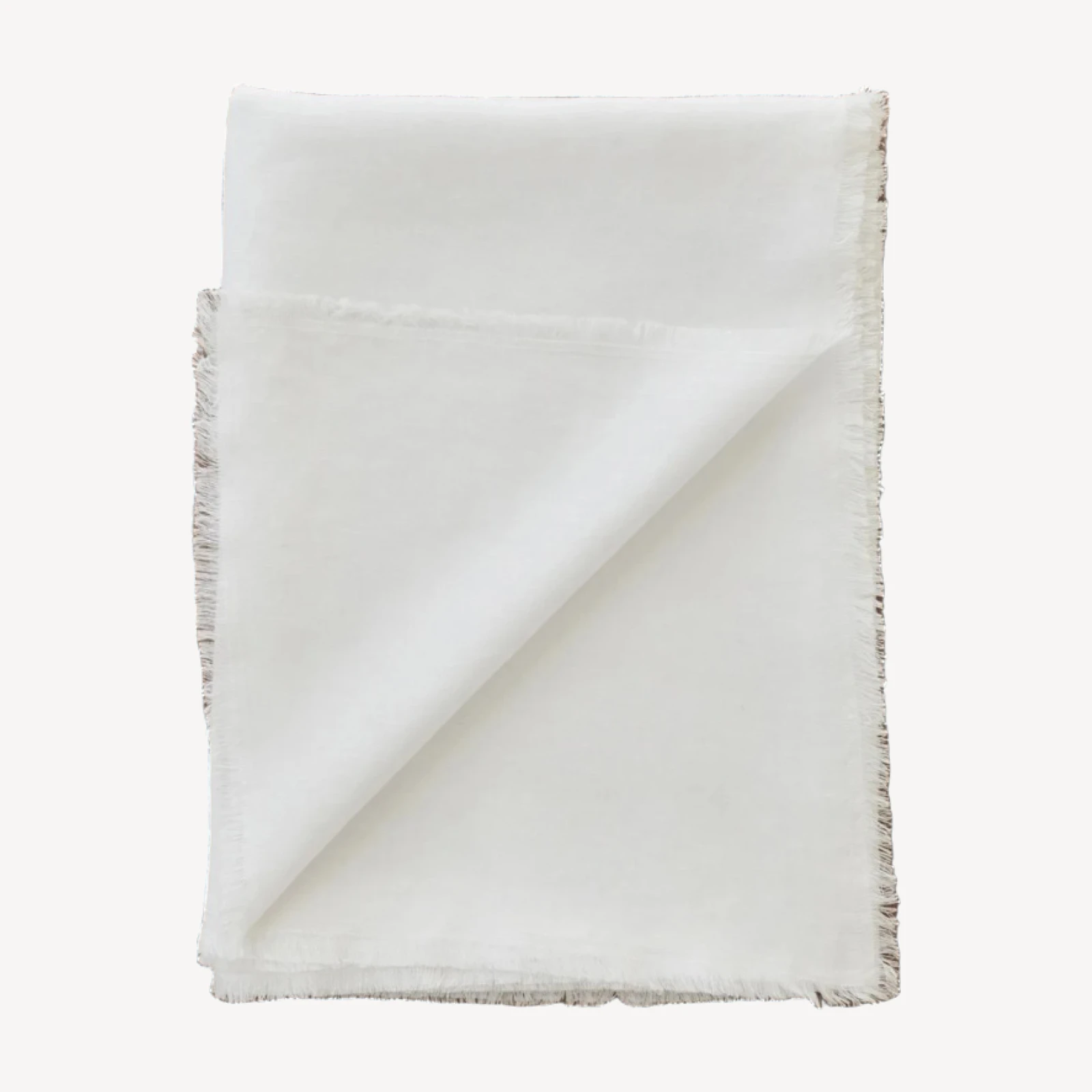 Frayed Linen Tablecloth