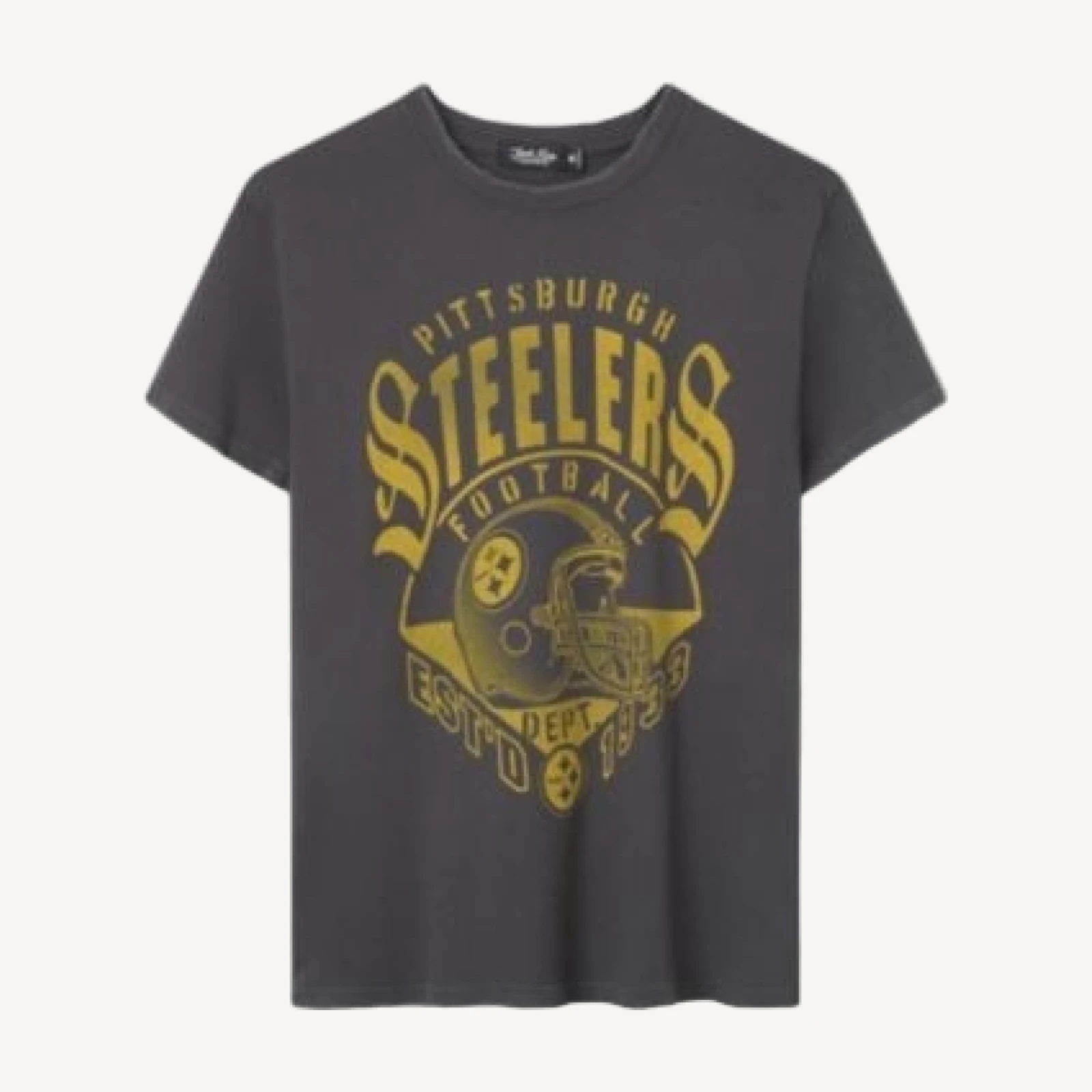 Junk Food Clothing Women's Pittsburgh Steelers Gridiron Vintage Tee