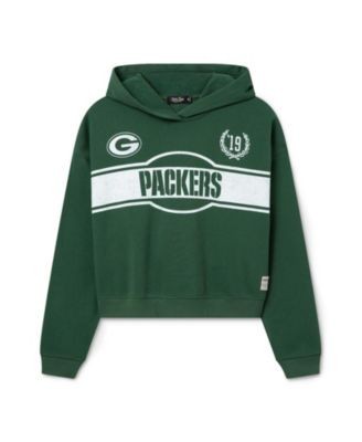 Junk Food Clothing Women's Nfl Green Bay Packers Oversized Crop Hoodie