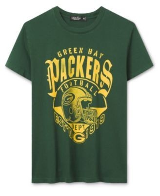 Junk Food Clothing Women's Green Bay Packers Gridiron Vintage Tee